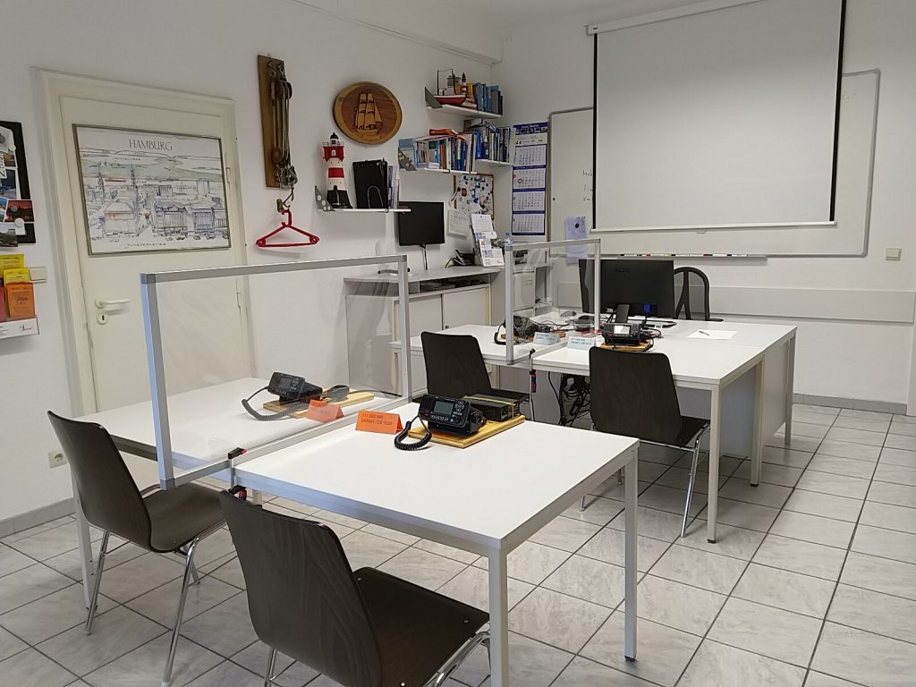 Schulungsraum 1 in Corona-Zeiten