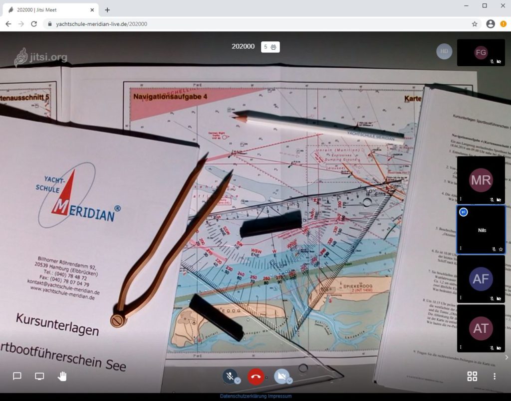 Onlineunterricht live
