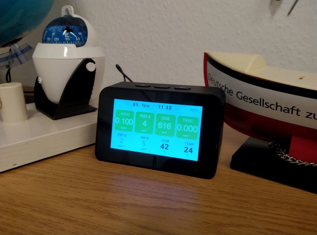 Luftqualitätsmonitor, CO2-Ampel