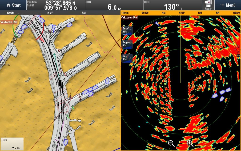 Raymarine eSeS127 HybridTouch Multifunktionsdisplay