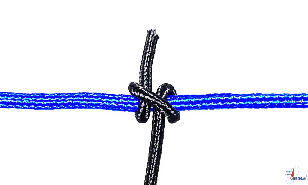 Der Webeleinstek dient zum Festmachen an Poller oder Pfahl.