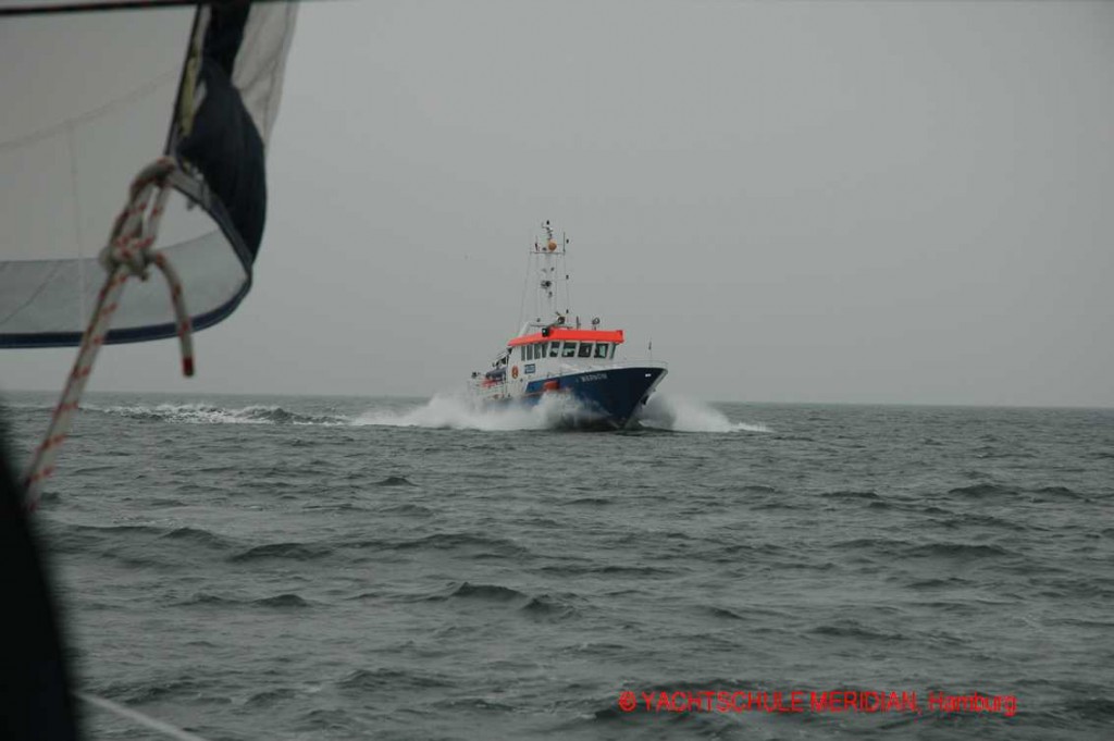 Begegnung mit der Küstenwache.